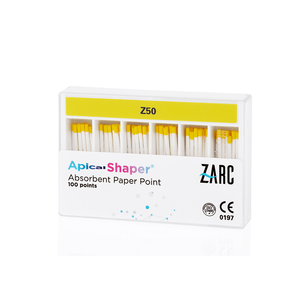 Pontas de papel ApicalShaper da Zarc