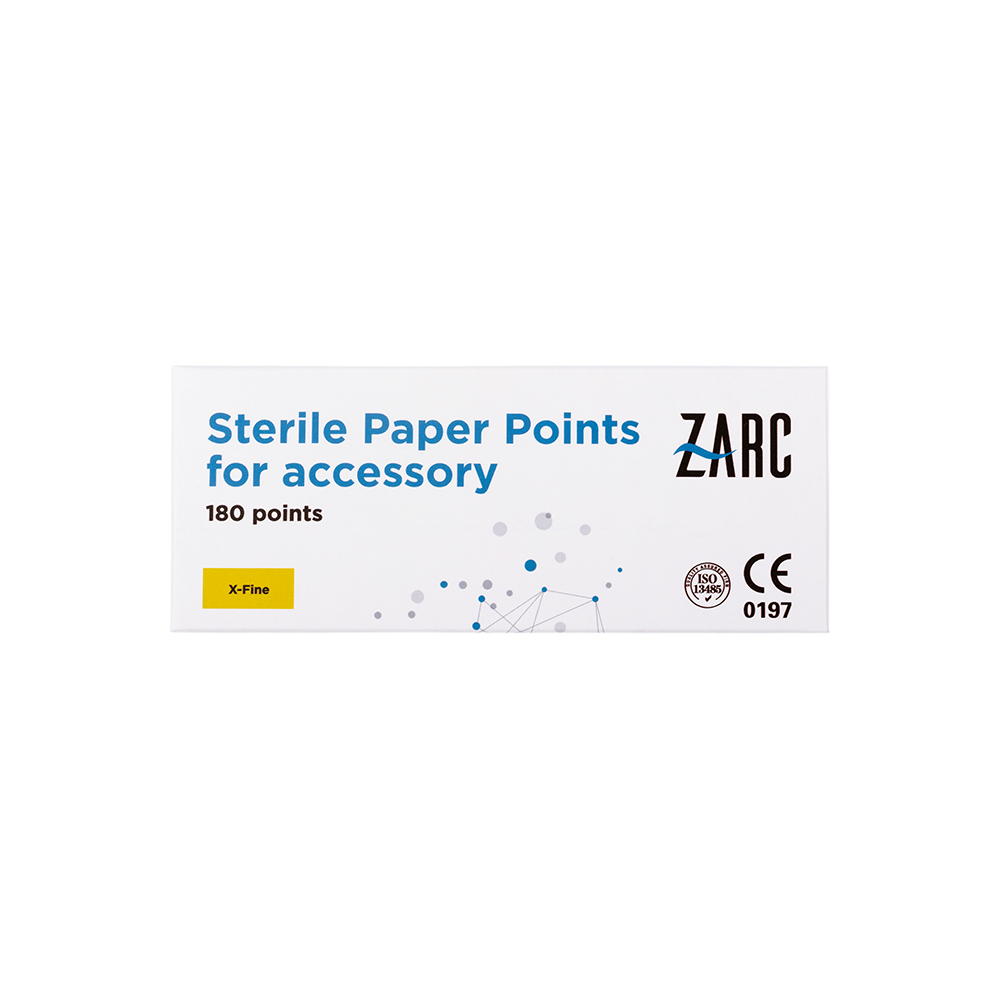 Puntas de papel estériles para uso auxiliar de Zarc